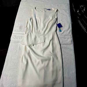 Antonio Melani white dress, size 4, new with tags